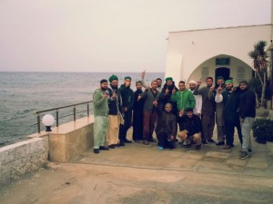 part of our group at Seven Sahaba's, North Cyprus